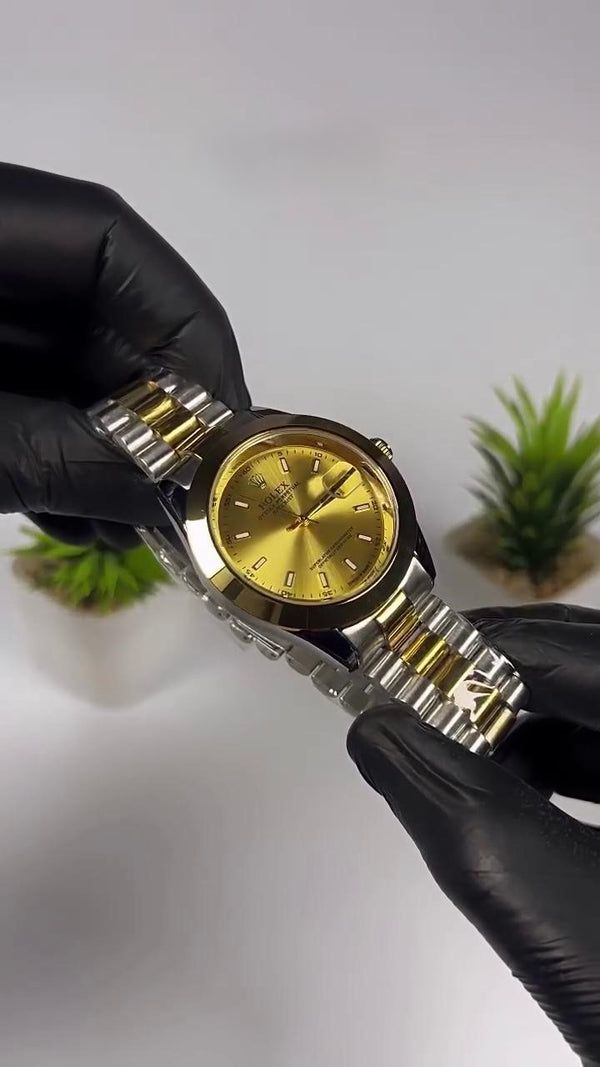 Rolex Oyster Perpetual Datejust – Two-Tone Gold & Silver